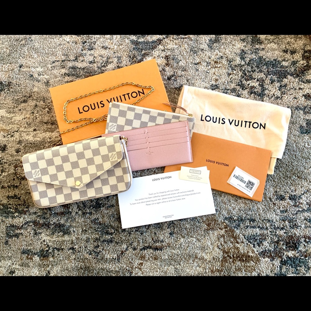 Louis Vuitton Pochette Felicie Damier Azur